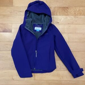 Kid’s Columbia Purple lined Hooded Jacket